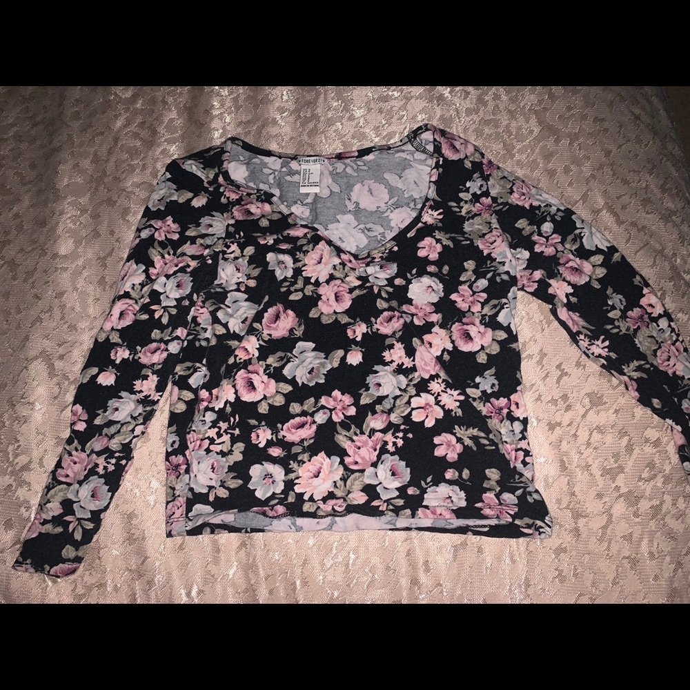 Floral cop top